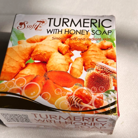 Soft7 Turmeric With Honey Herbal Soap (Carton of 120 Bars)